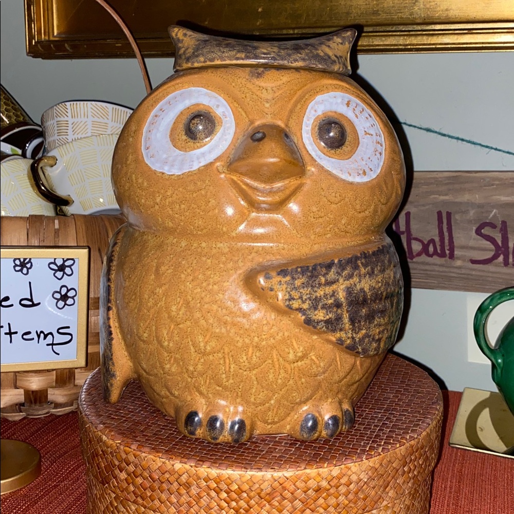 McCoy Pottery #204 Vintage 1960's Owl Cookie Jar